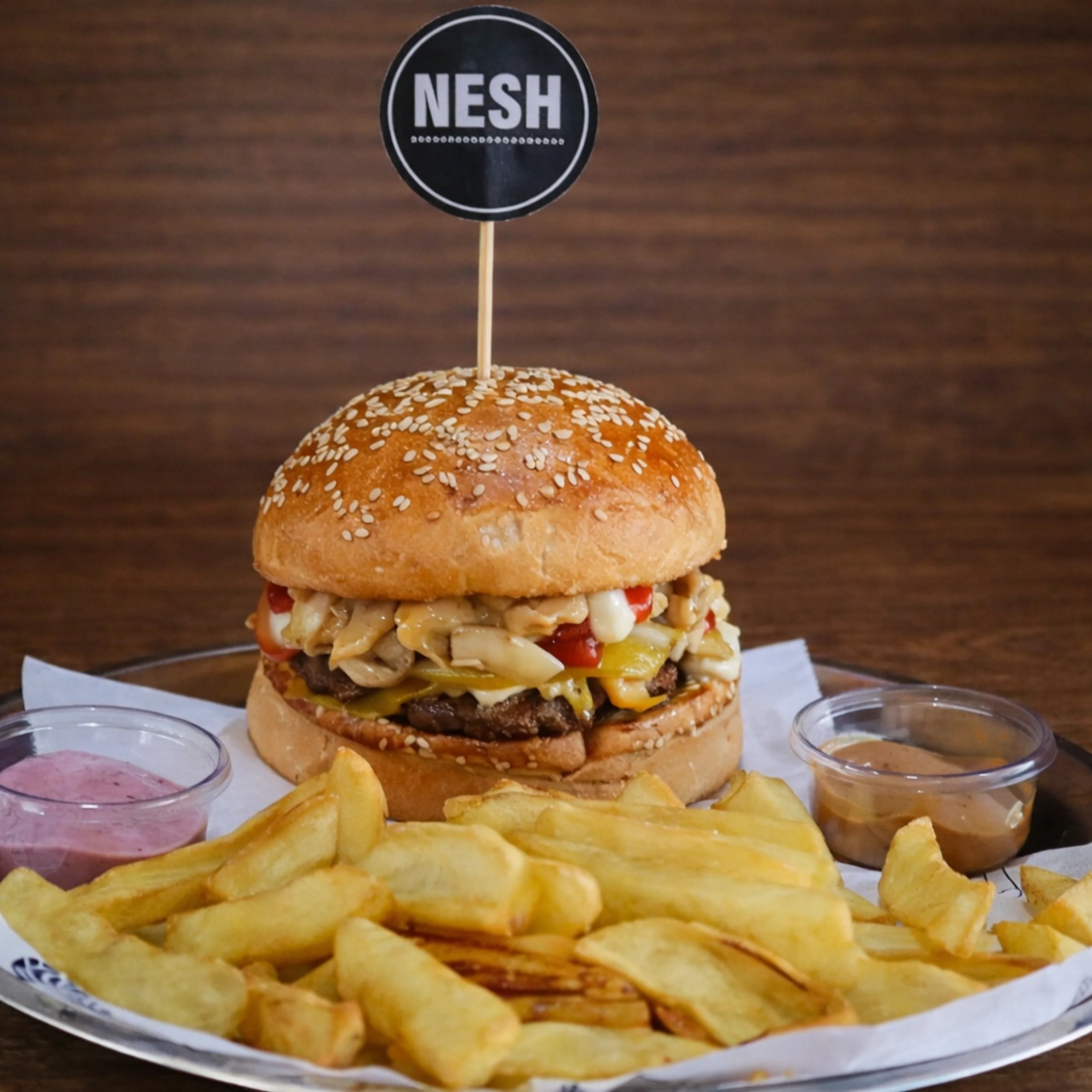 Peri Truffle Burger